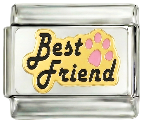 HOZZÁADANDÓ - Best Friends, fekete színben, rózsaszín tappanccsal