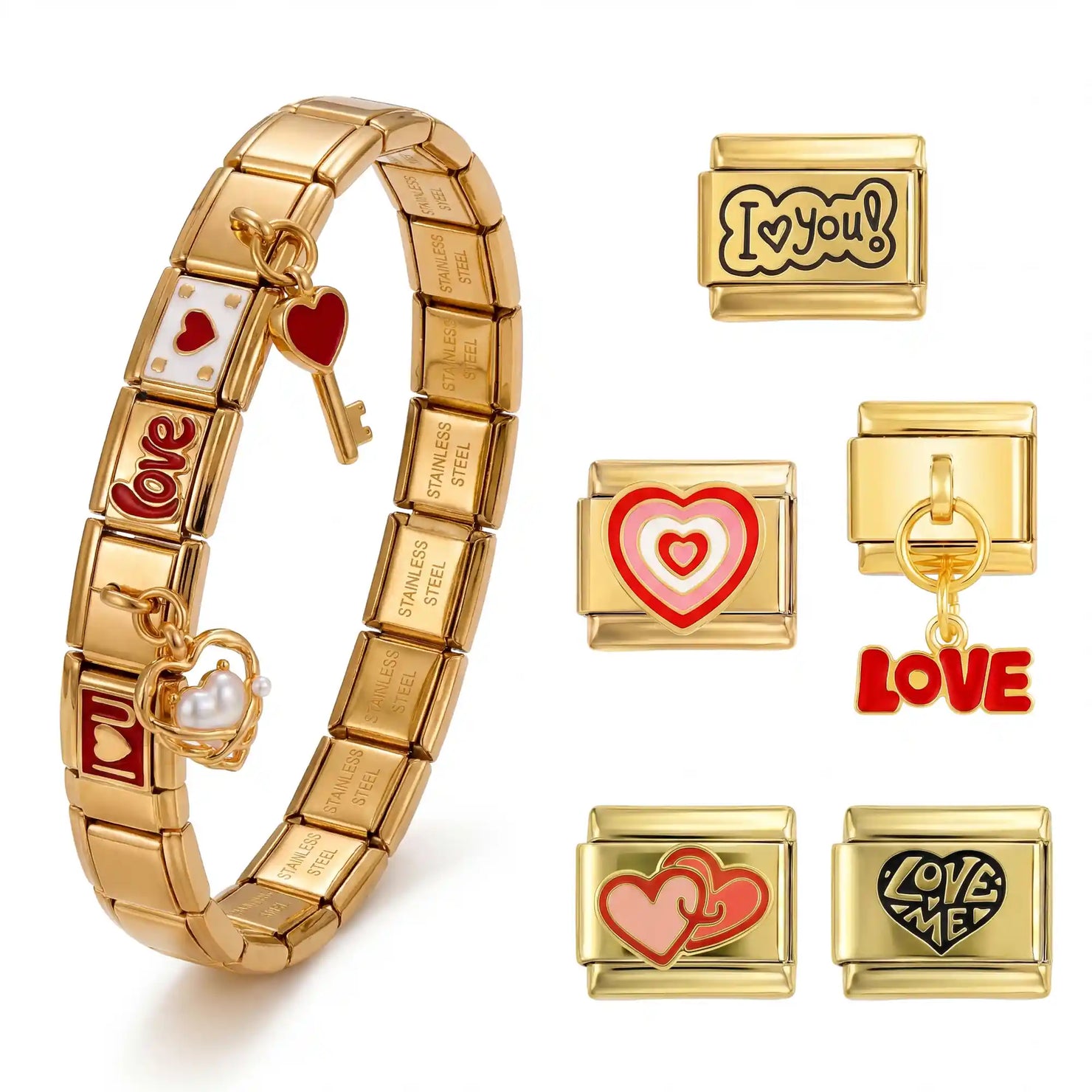 Love szett 10 Charms