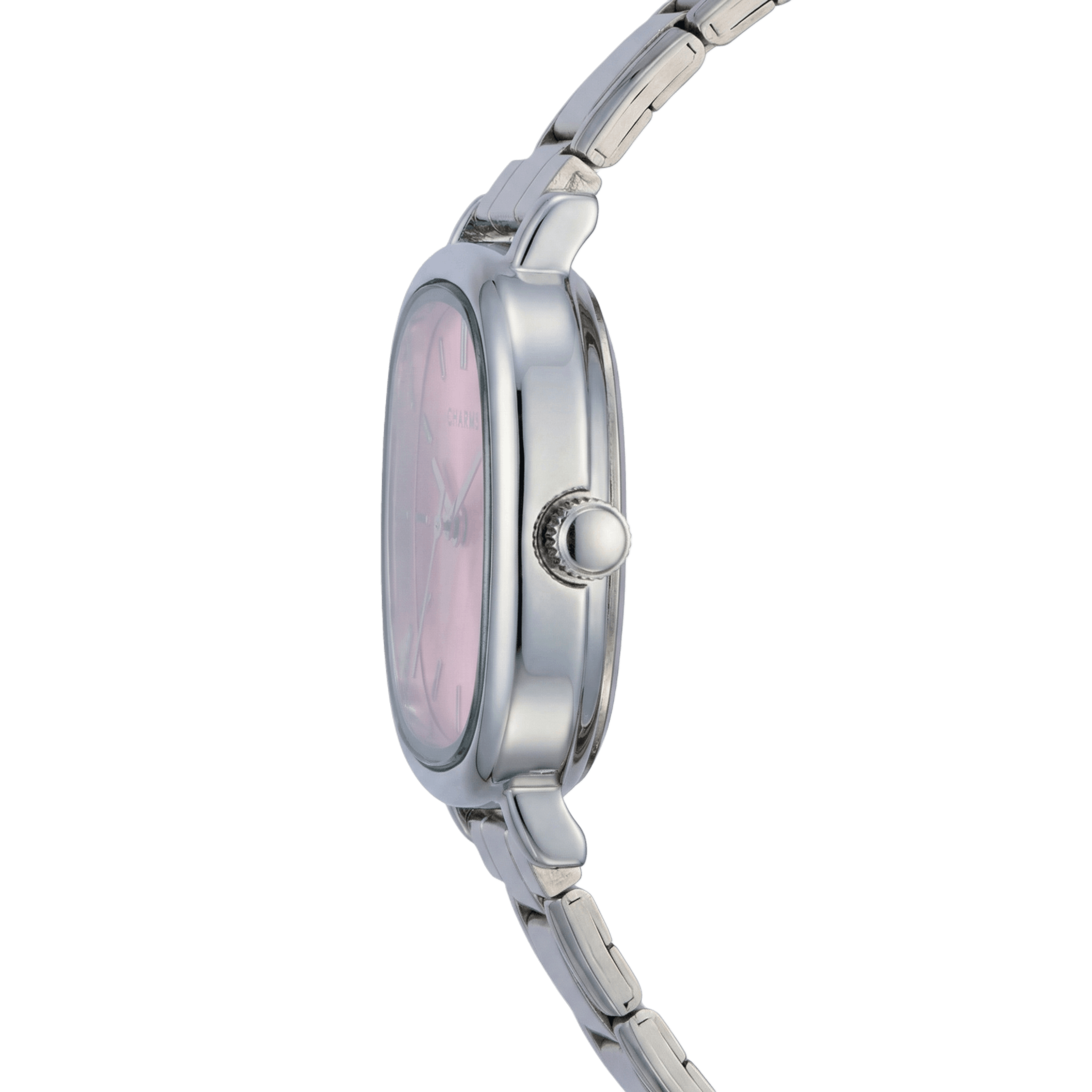 Capri – Ezüst kivitel rózsaszín számlappal