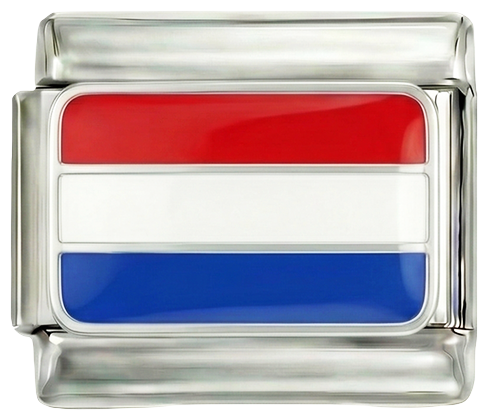 Hozzáadásra vár - Holland zászló, ezüstre
