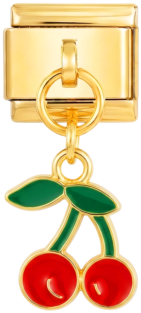 Pár cseresznyeszínű, arany