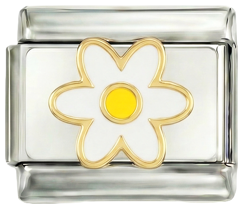 Hozzáadásra vár - Fehér margaréta és sárga szíve