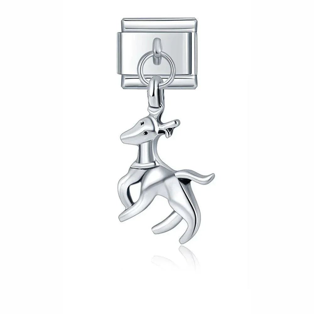 Christmas Reindeer Silver - Charms Official