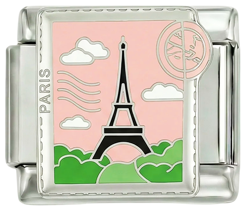Eiffel-torony mintával ezüstön