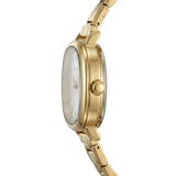 ساعة Capri ذهبية – إصدار المينا الأبيض