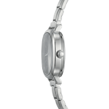 ساعة Capri فضية – إصدار المينا الأسود