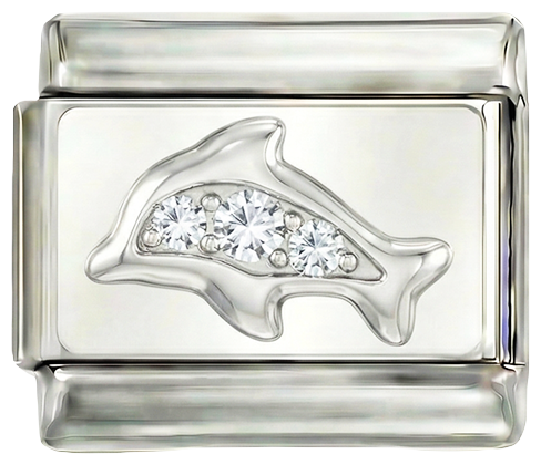Hamarosan - Dolphin Bling Silver