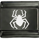 Hozzáadásra vár - Fehér pók fekete alapon