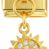 Gold Sun with Stones, on Gold - gold-sun-with-stones-on-gold.png