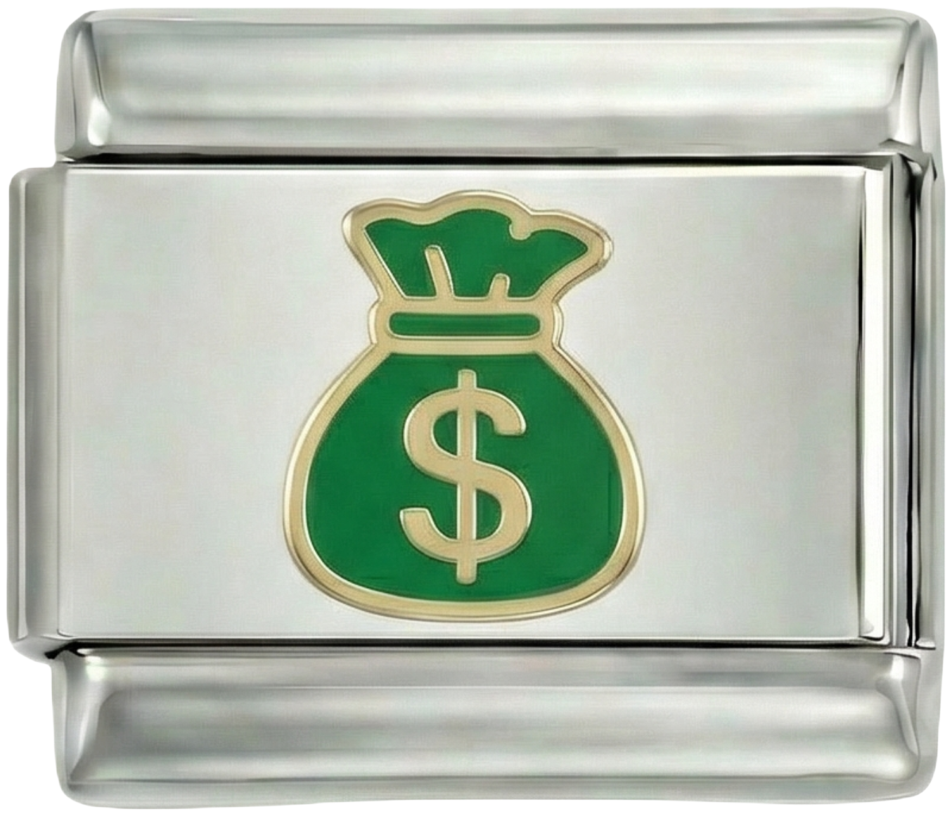 Green Money Bag on Silver - green-money-bag-on-silver.png