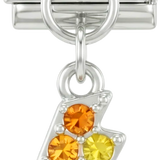 Lightning bolt with stones, on Silver - lightning-bolt-with-stones-on-silver.png