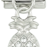 Pineapple with Stones, on Silver