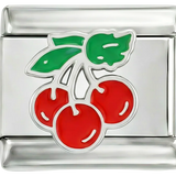 Red Cherries and Green Leaves - red-cherries-and-green-leaves.png