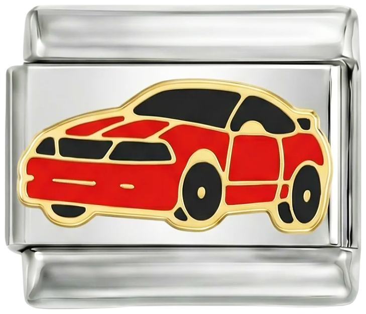 Red Sports Car, on Silver - red-sports-car-on-silver.png