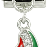 Watermelon with Stones, on Silver - watermelon-with-stones-on-silver.png